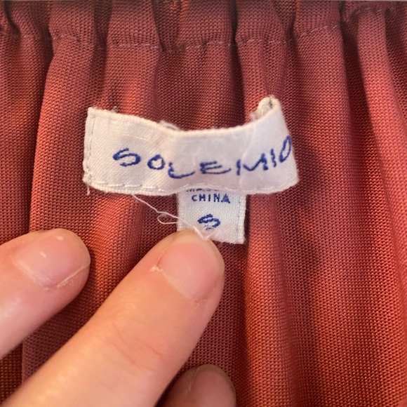 Solemio rose color dress - Picture 2 of 5